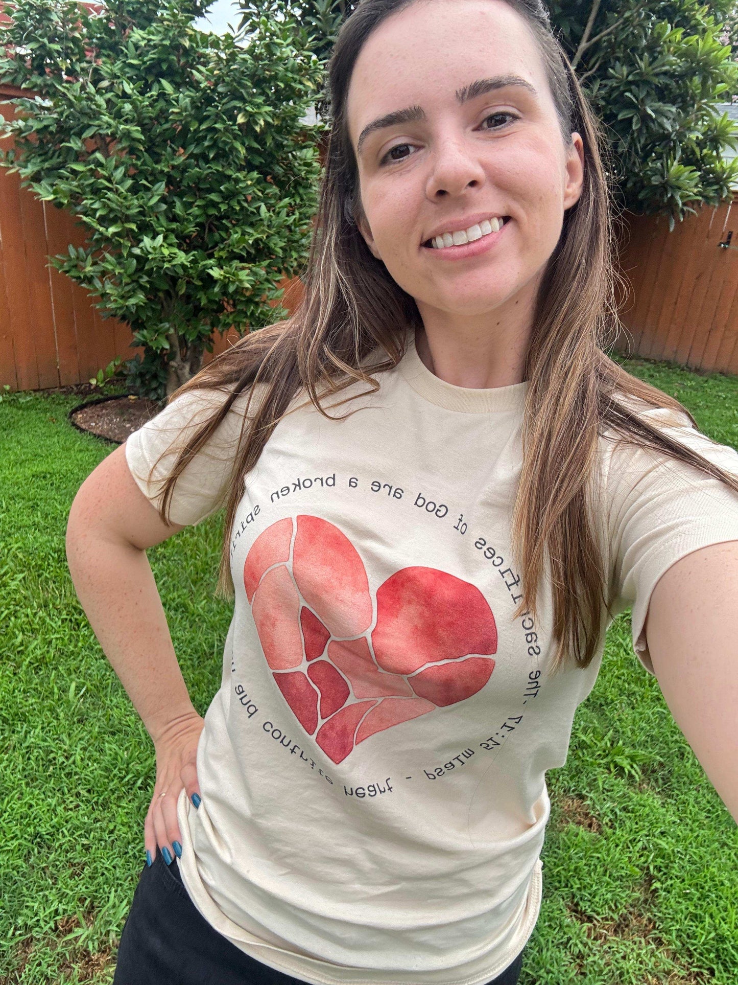 Broken Spirit Tee – Psalm 51:17 - Holy Looks