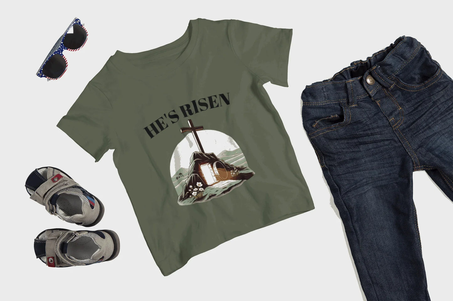 He Is Risen Unisex T-Shirt – Easter Faith Tee - Holy Looks