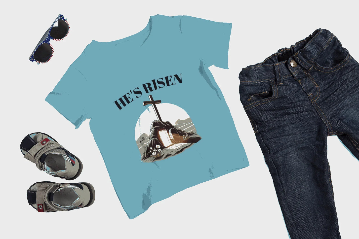 He Is Risen Unisex T-Shirt – Easter Faith Tee - Holy Looks