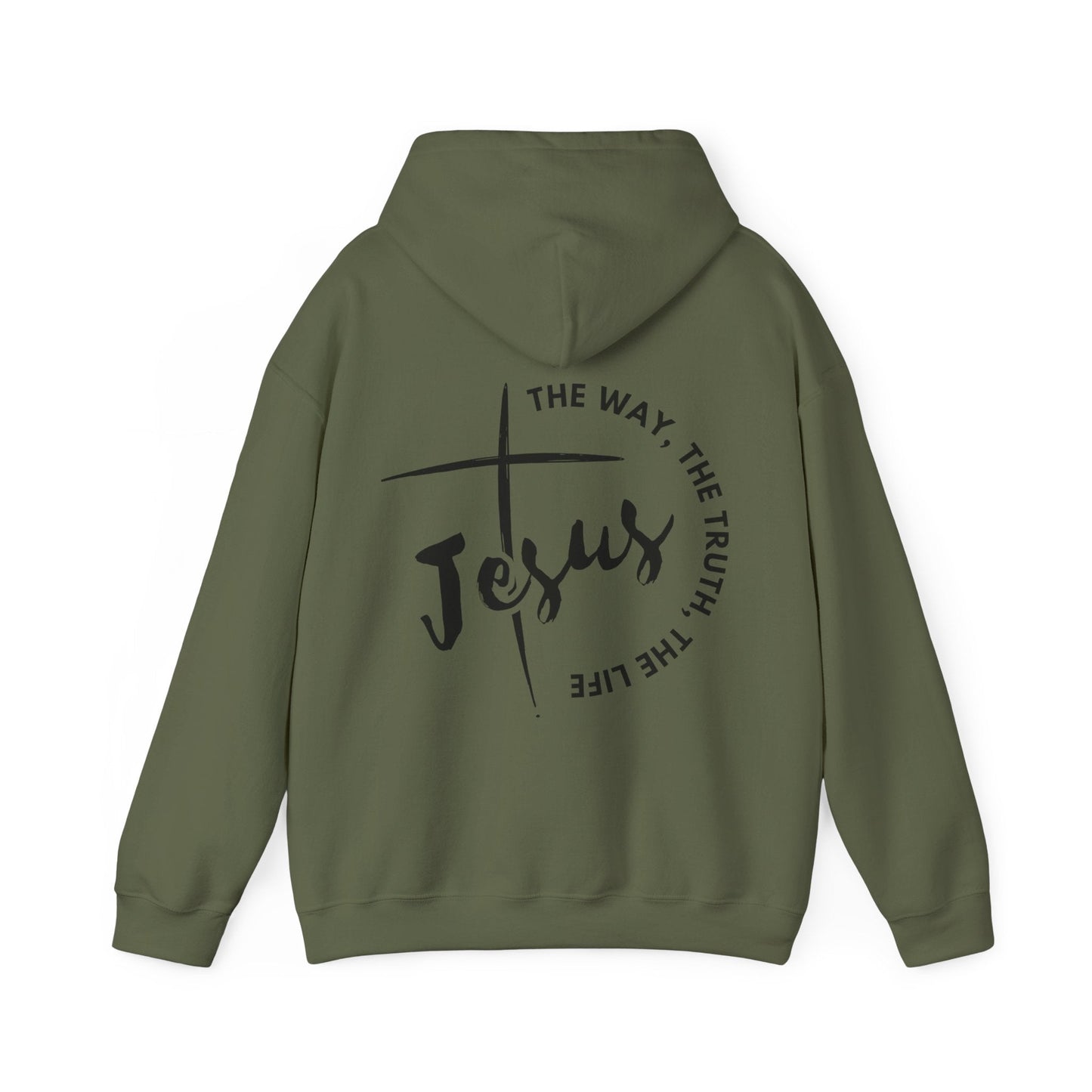 The Way Truth Life Jesus Hoodie | John 14:6 Design - Holy Looks