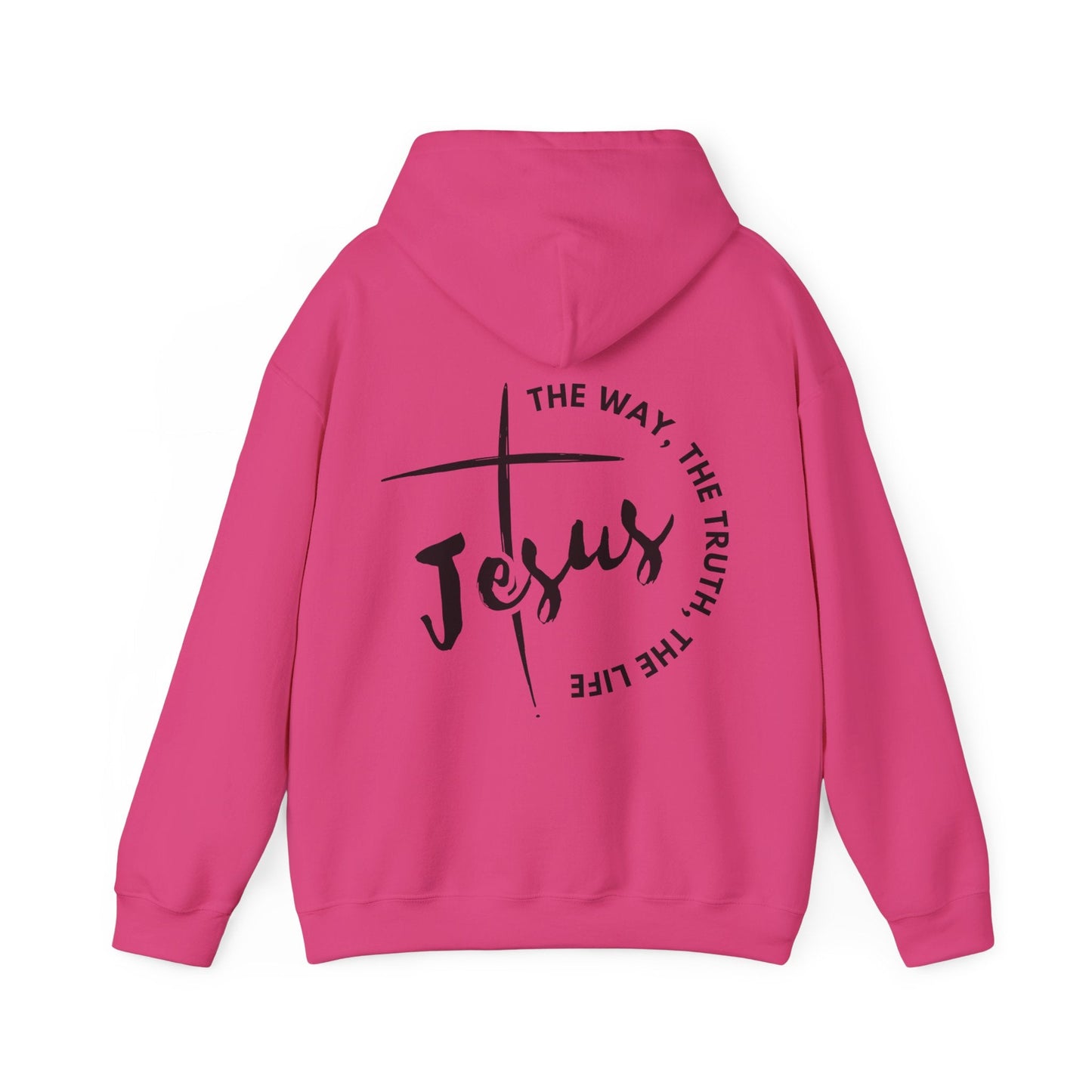 The Way Truth Life Jesus Hoodie | John 14:6 Design - Holy Looks