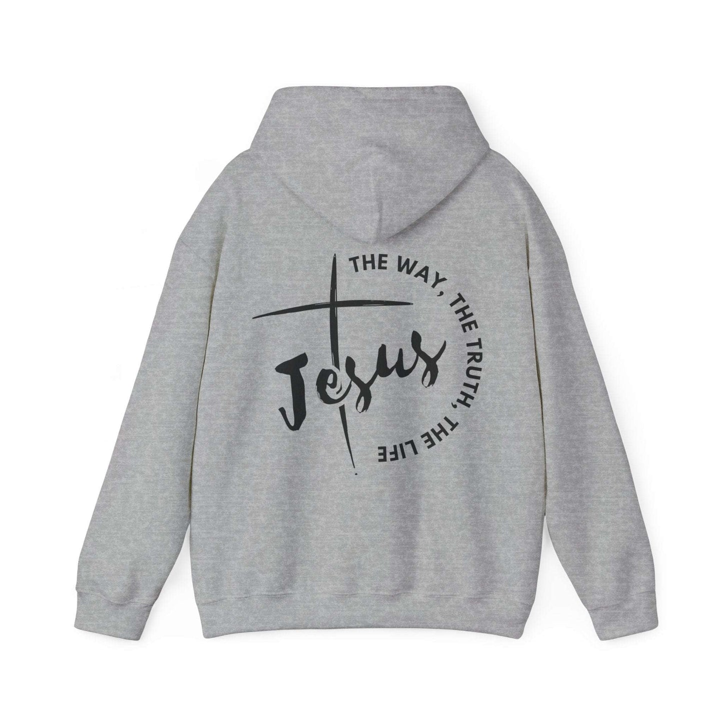 The Way Truth Life Jesus Hoodie | John 14:6 Design - Holy Looks