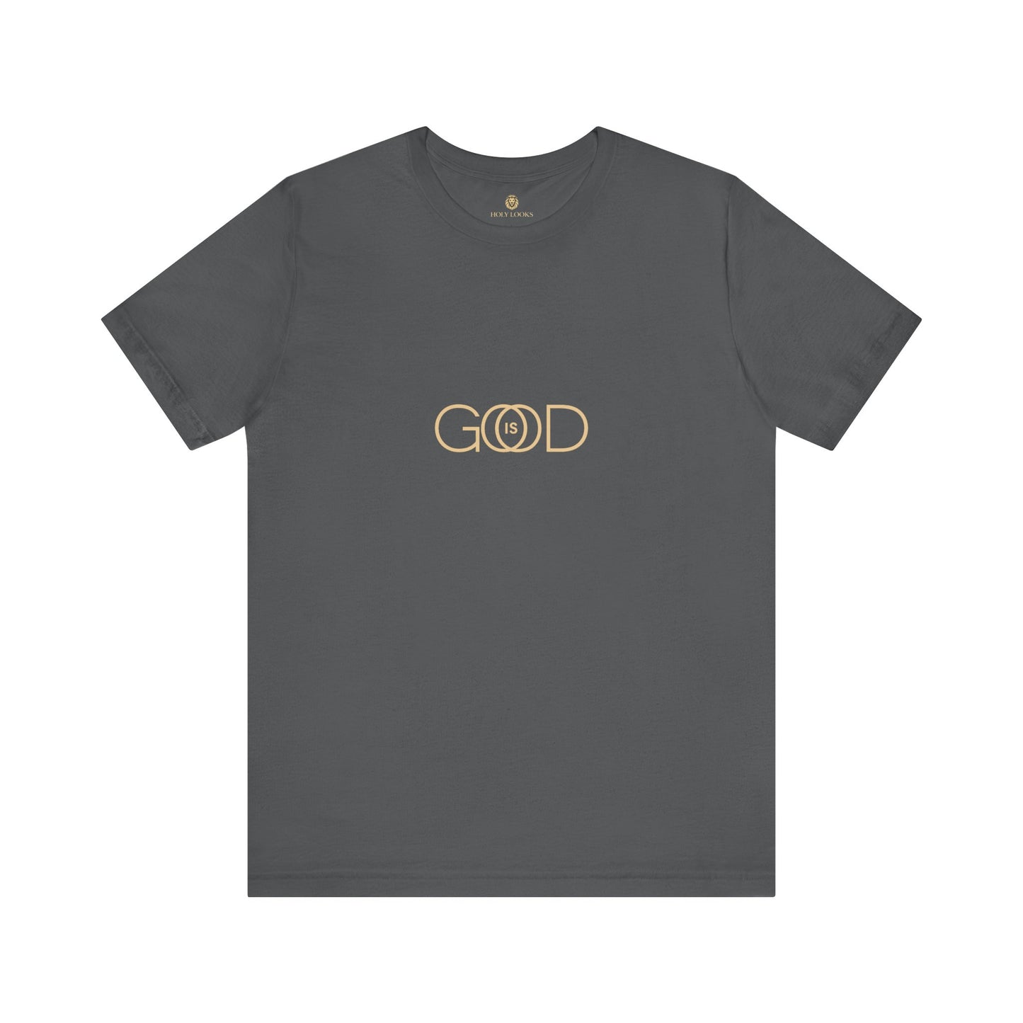 Religious t-shirt featuring "God is Good" text and modern design