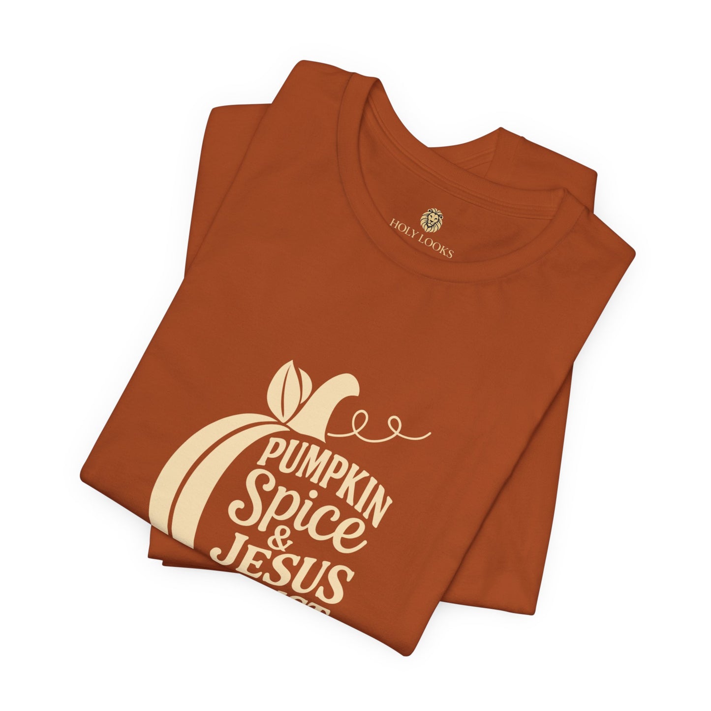 Pumpkin Spice & Jesus Christian Fall Tee