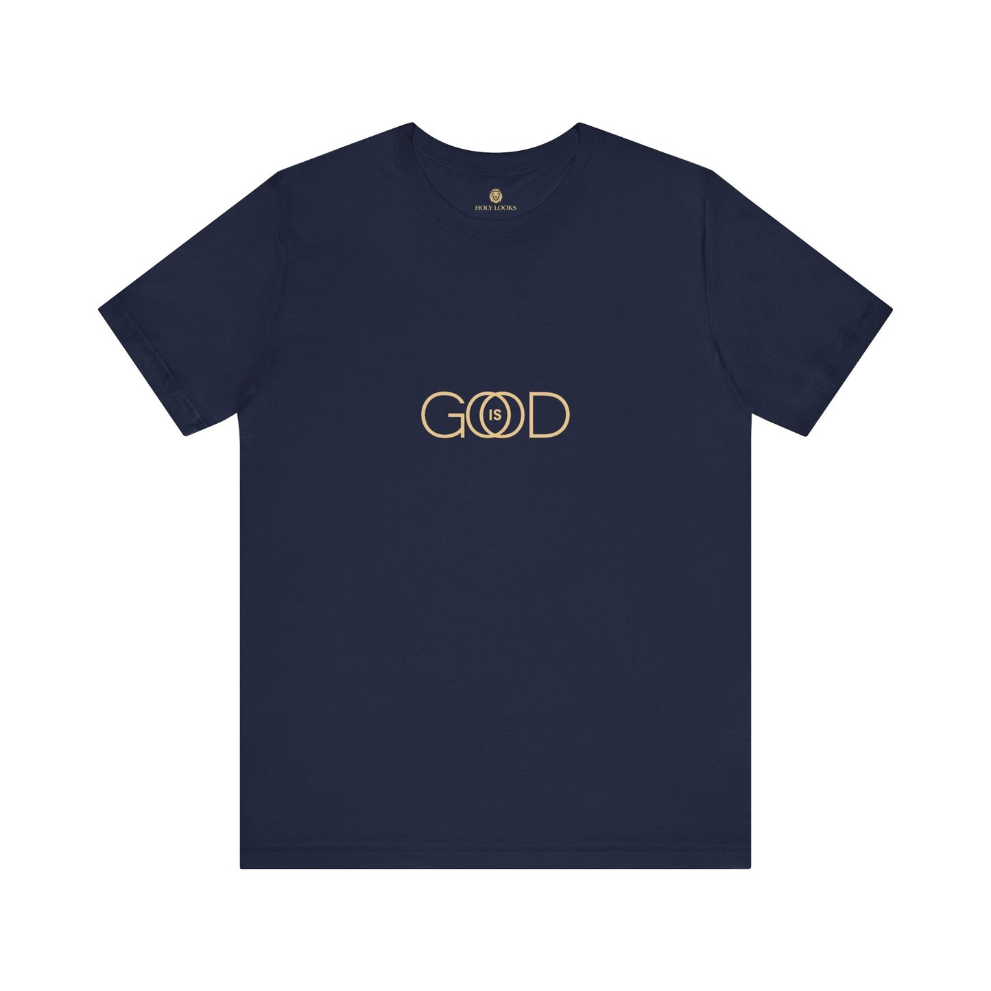 Faith-based t-shirt with "God is Good" in simple, powerful lettering
