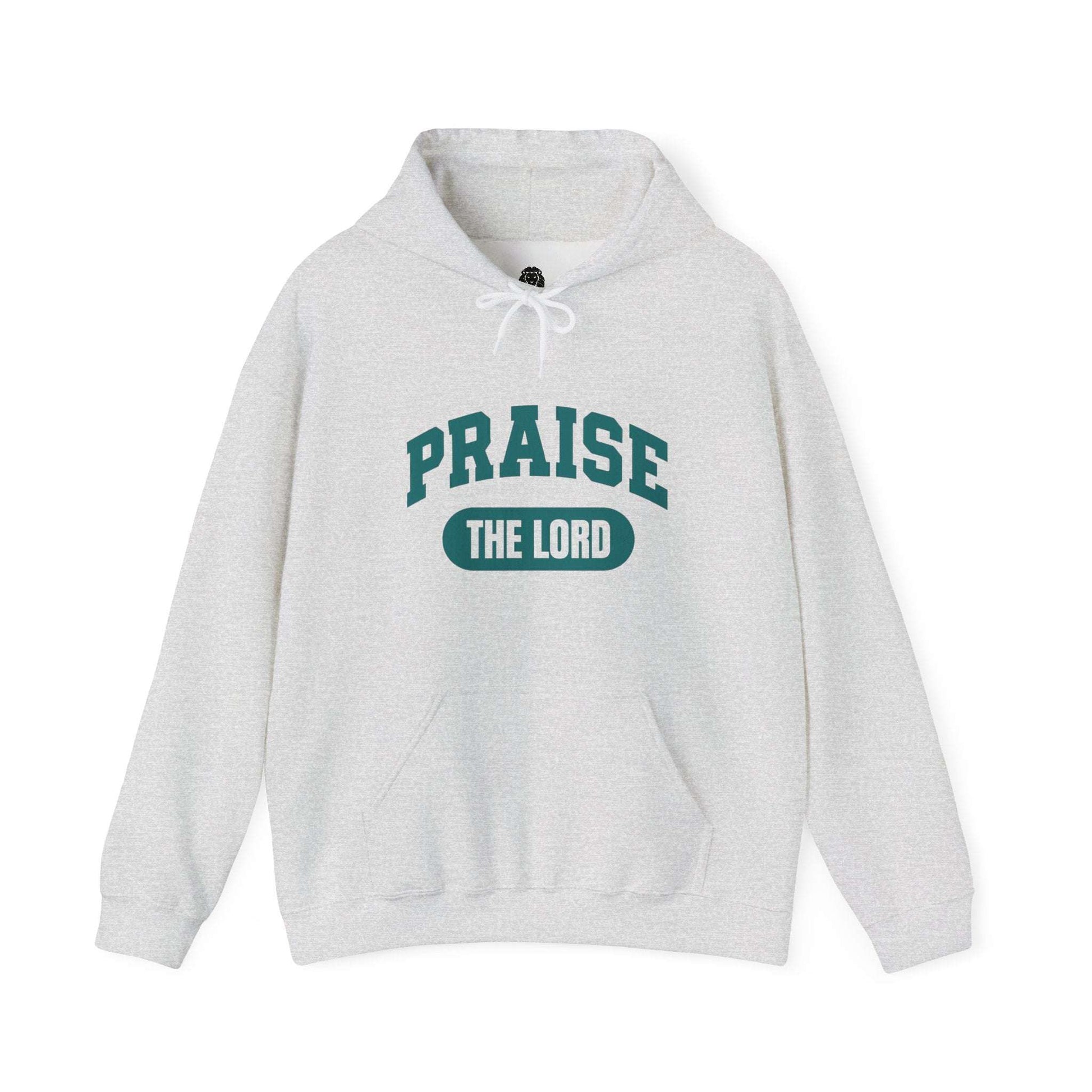 Christian hoodie with "PRAISE THE LORD" for believers