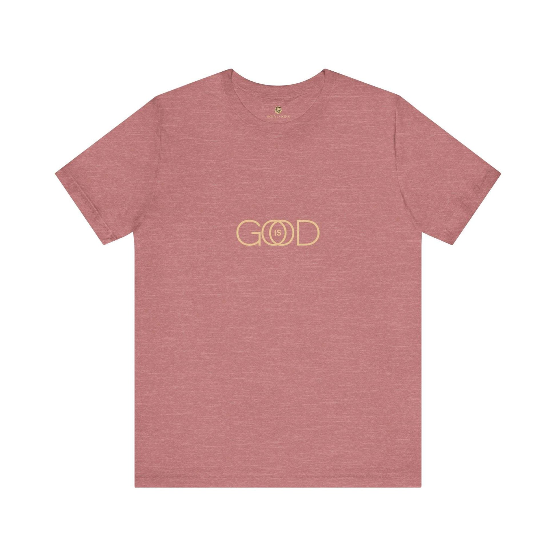 Inspirational t-shirt with "God is Good" simple design