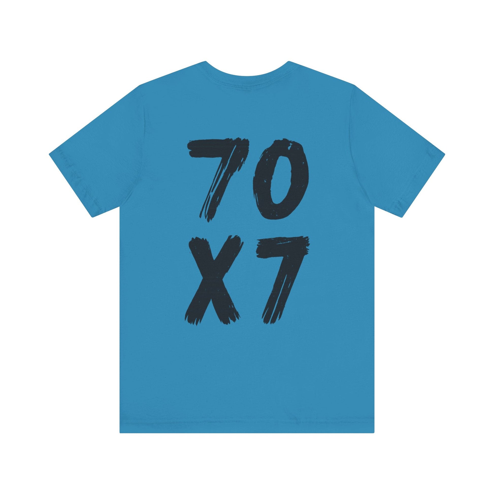 70x7 Forgiveness Tee | Matthew 18:22 Shirt - Holy Looks
