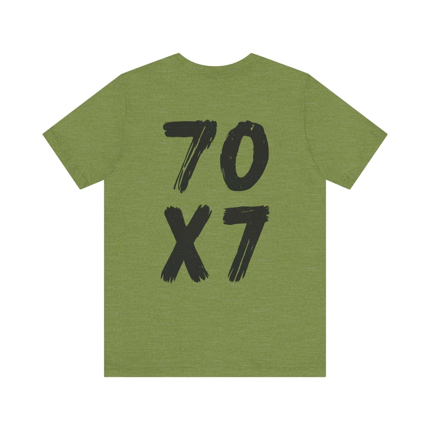 70x7 Forgiveness Tee | Matthew 18:22 Shirt - Holy Looks