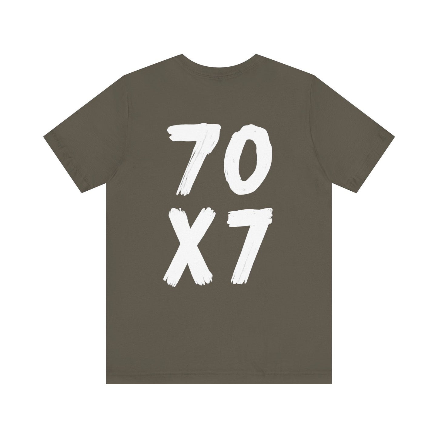 70x7 Forgiveness Tee | Matthew 18:22 Shirt - Holy Looks