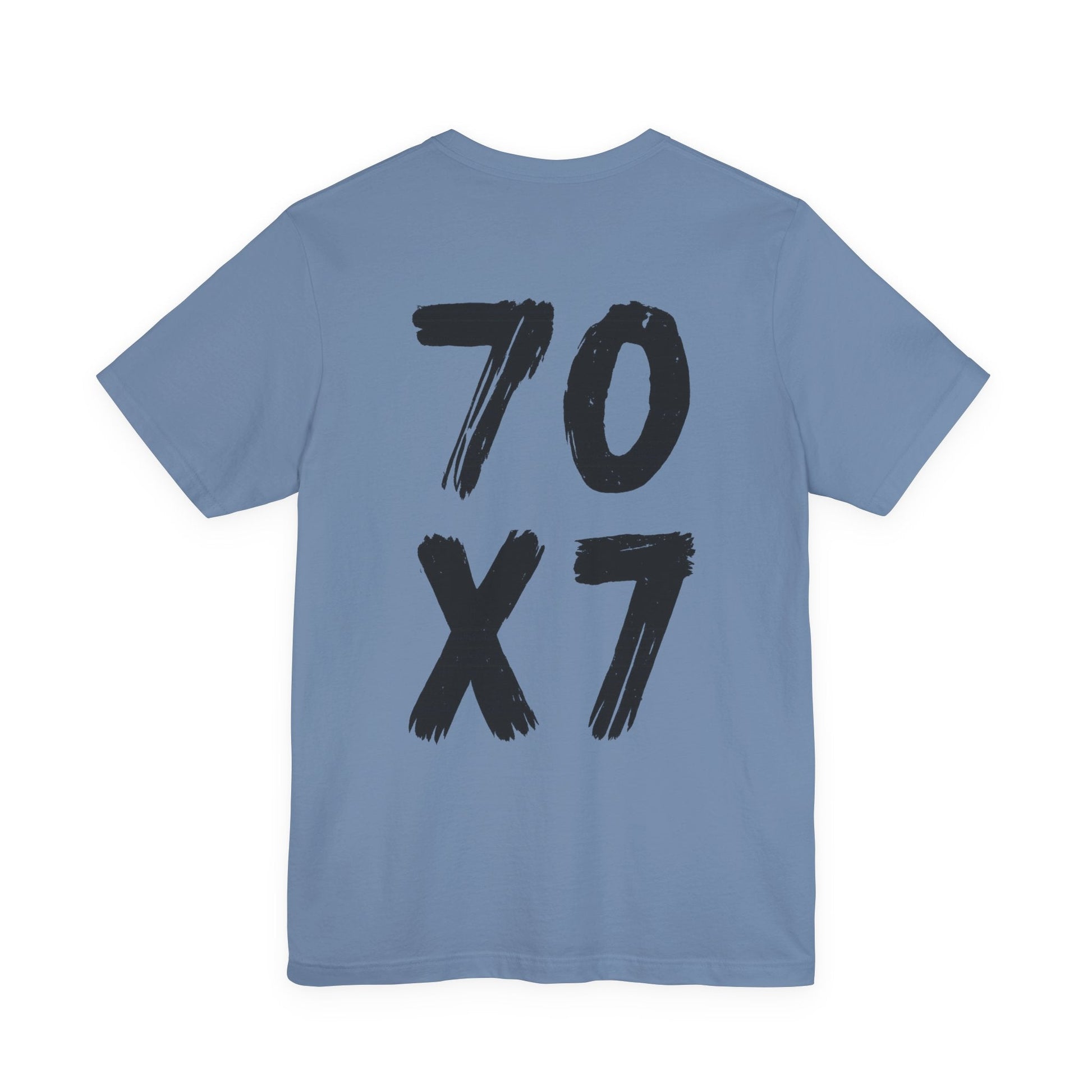 70x7 Forgiveness Tee | Matthew 18:22 Shirt - Holy Looks