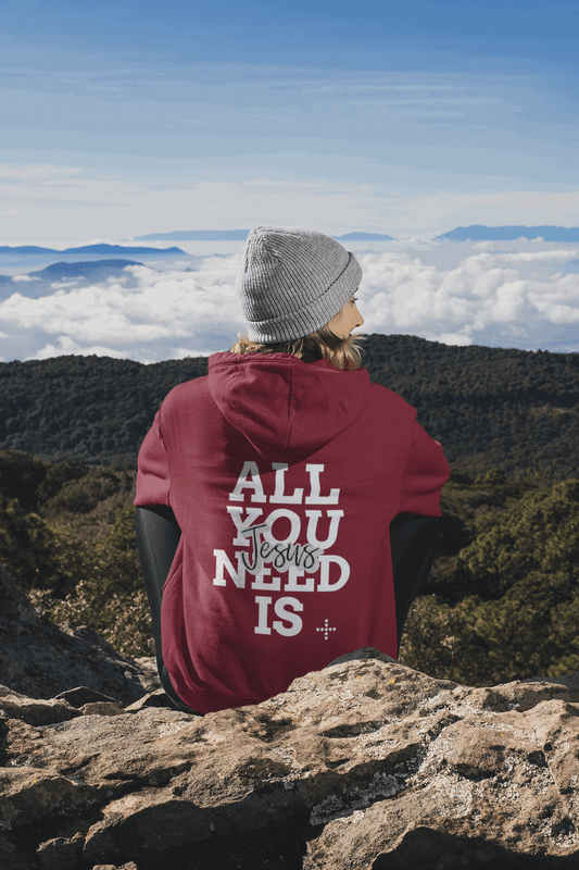 All You Need Is Jesus Hoodie – Christian Sweatshirt - Holy Looks