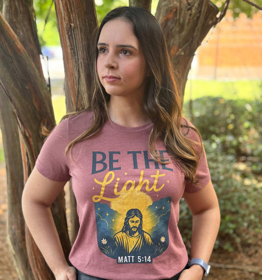 Be the Light Tee – Matthew 5:14 - Holy Looks