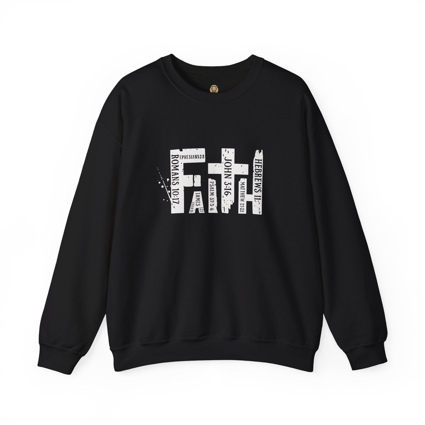 FAITH Bible Verse Crewneck | Scripture Word Art - Holy Looks