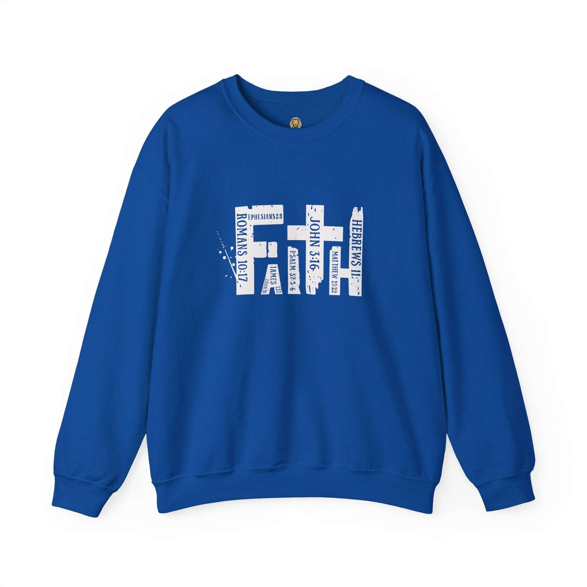 FAITH Bible Verse Crewneck | Scripture Word Art - Holy Looks