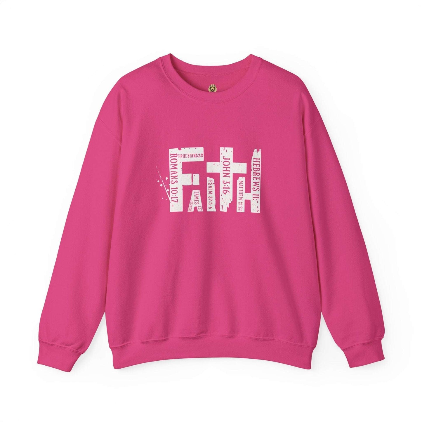 FAITH Bible Verse Crewneck | Scripture Word Art - Holy Looks