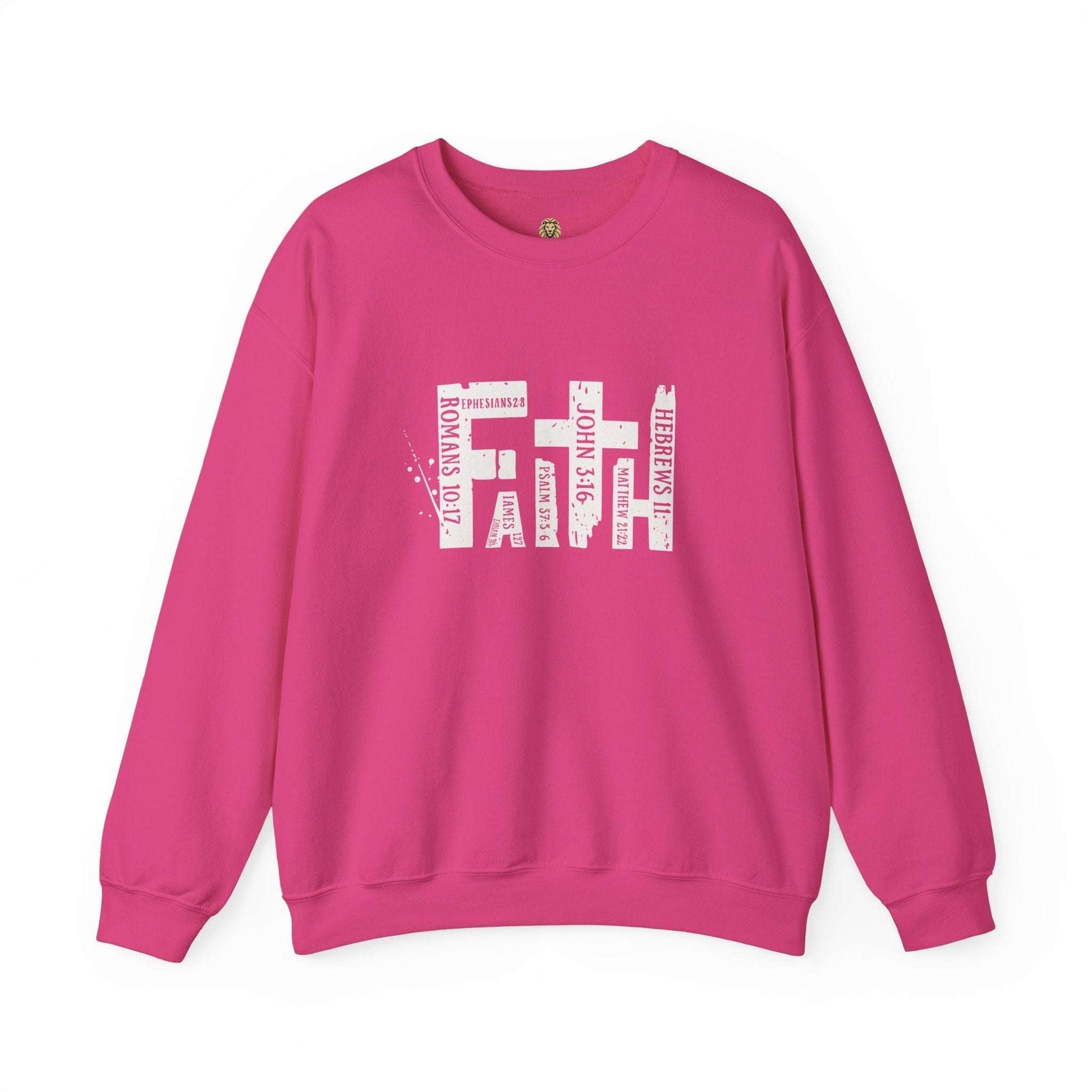 FAITH Bible Verse Crewneck | Scripture Word Art - Holy Looks