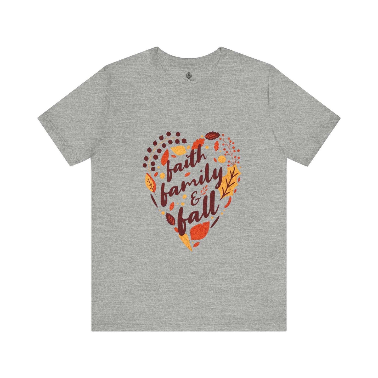 Faith, Family & Fall Christian T-Shirt - Holy Looks