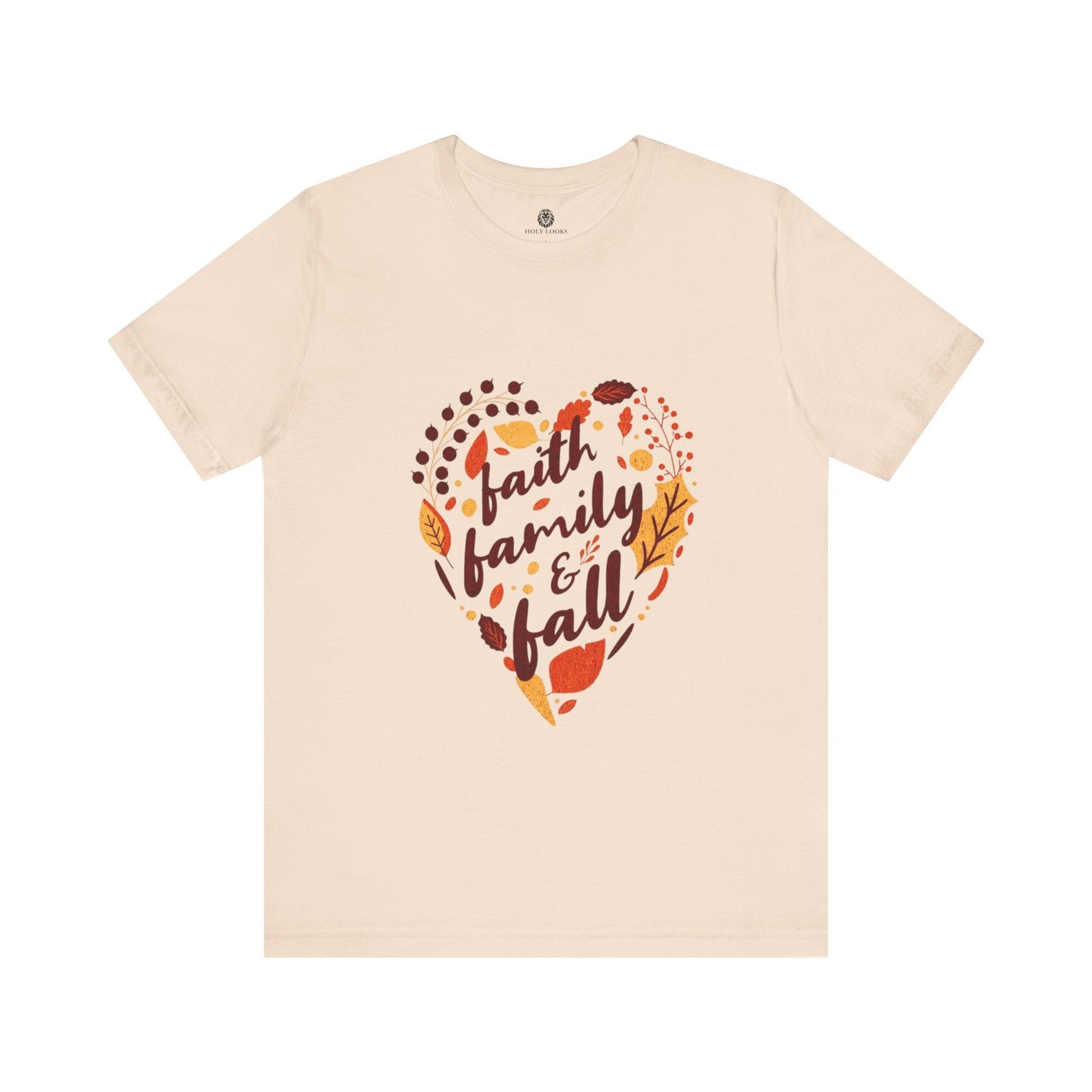Faith, Family & Fall Christian T-Shirt - Holy Looks