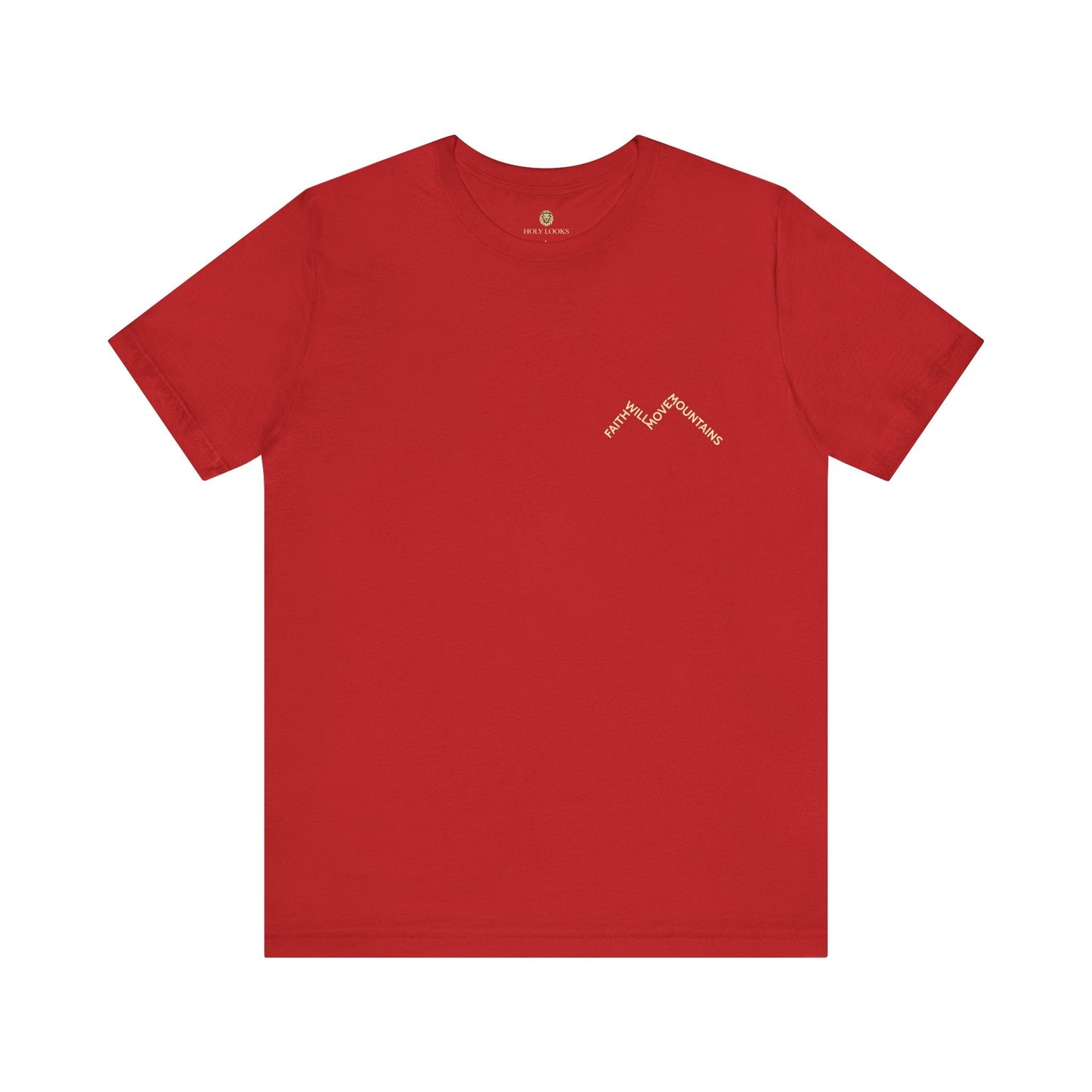 Faith Moves Mountains Minimal Christian Tee - Holy Looks