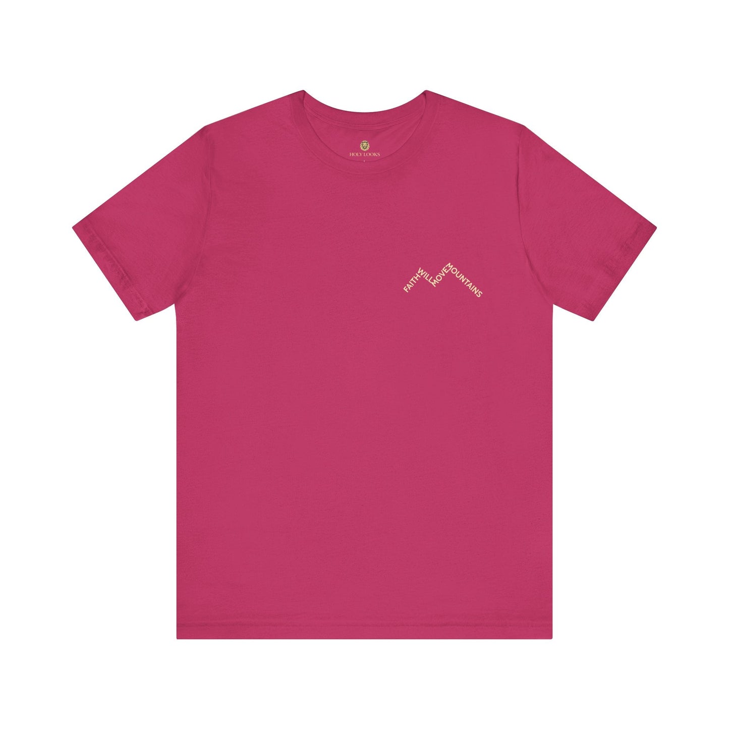 Faith Moves Mountains Minimal Christian Tee - Holy Looks