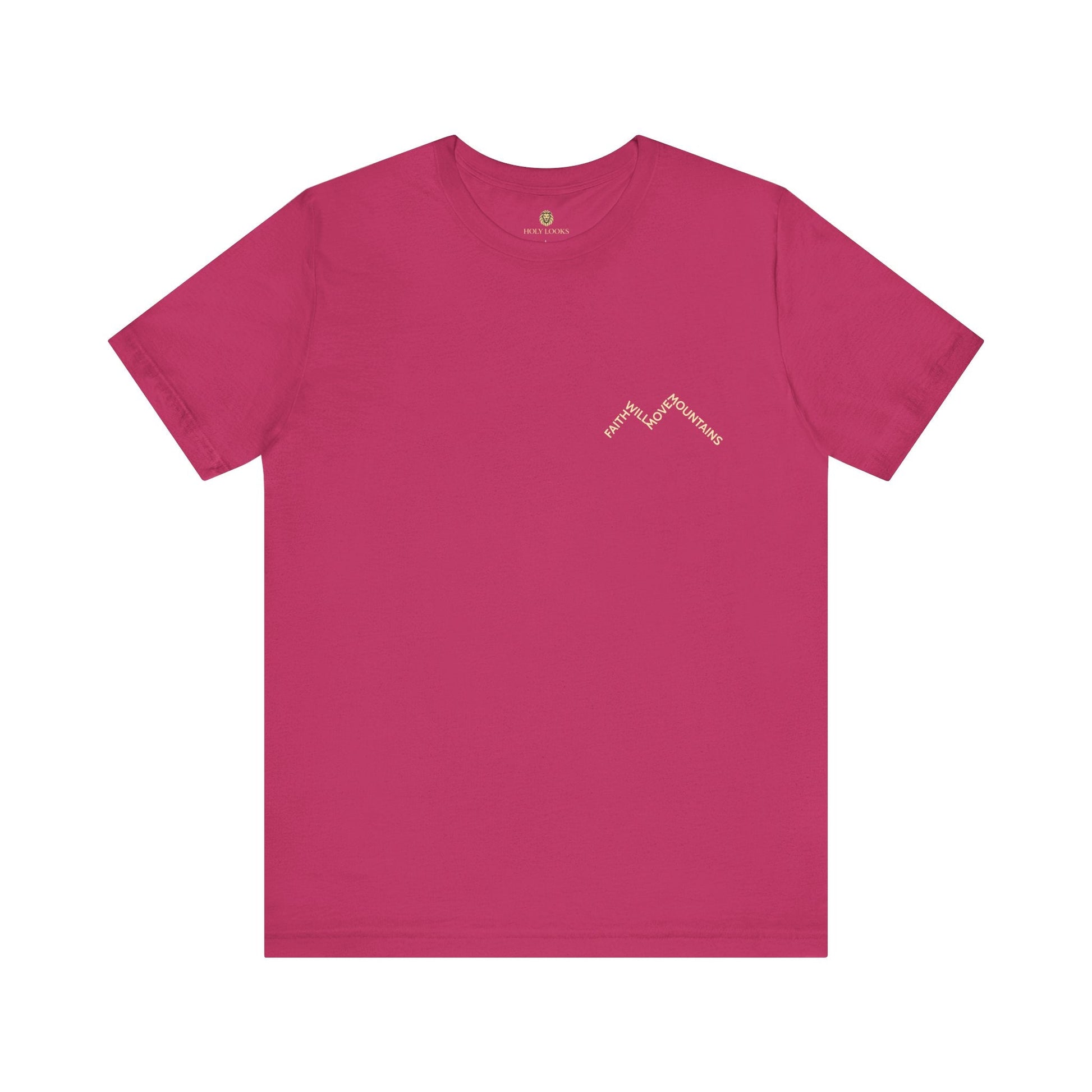 Faith Moves Mountains Minimal Christian Tee - Holy Looks