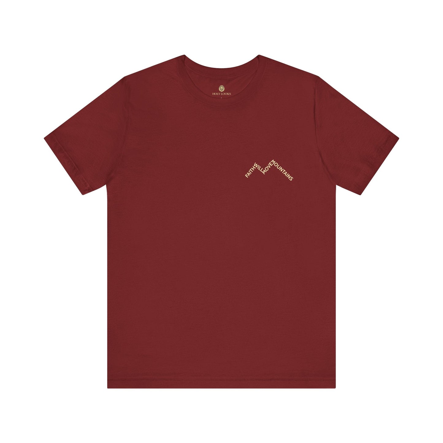 Faith Moves Mountains Minimal Christian Tee - Holy Looks