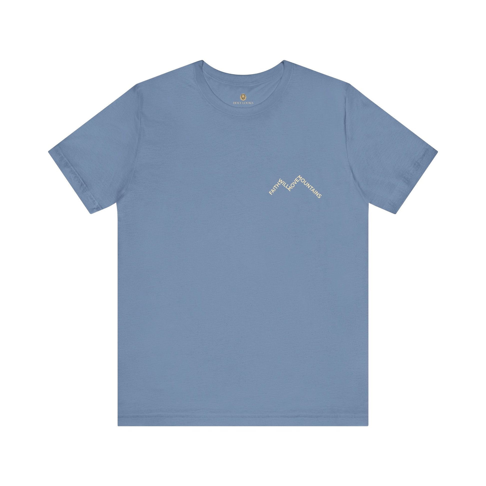 Faith Moves Mountains Minimal Christian Tee - Holy Looks