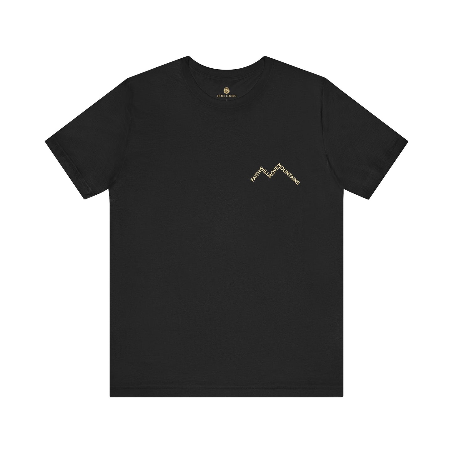Faith Moves Mountains Minimal Christian Tee - Holy Looks