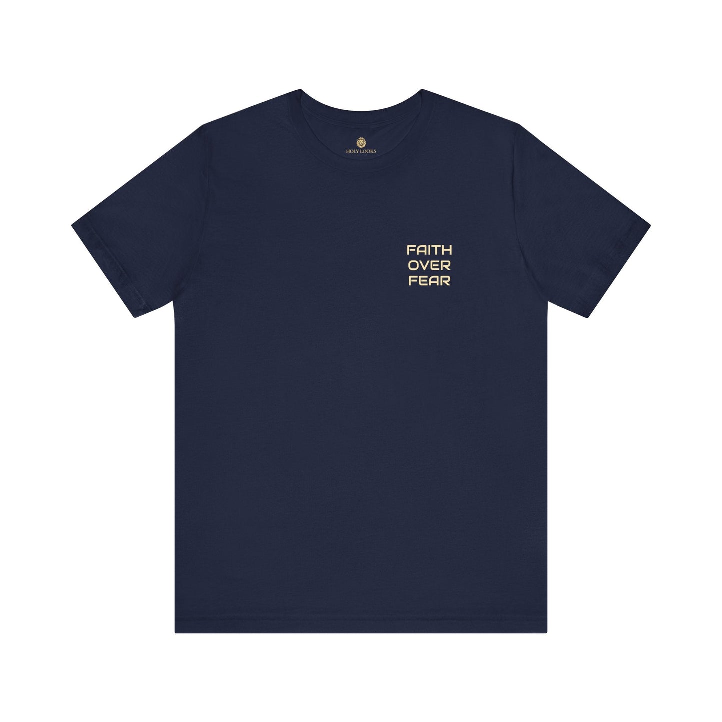 Faith Over Fear Minimalist Christian Shirt - Holy Looks