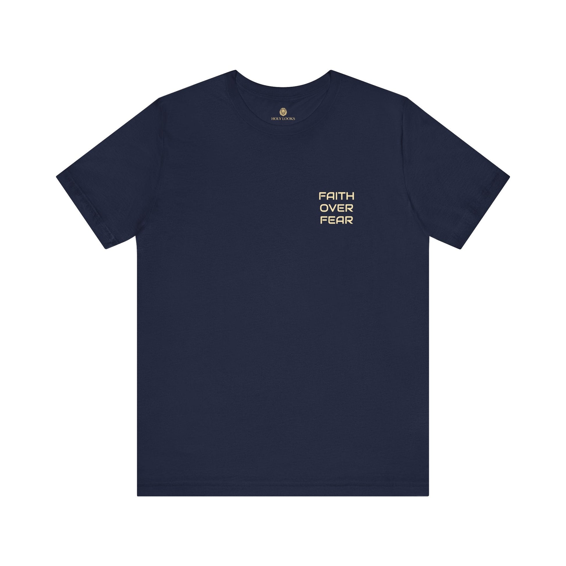 Faith Over Fear Minimalist Christian Shirt - Holy Looks