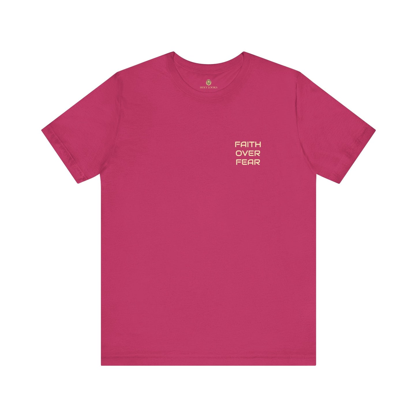 Faith Over Fear Minimalist Christian Shirt - Holy Looks