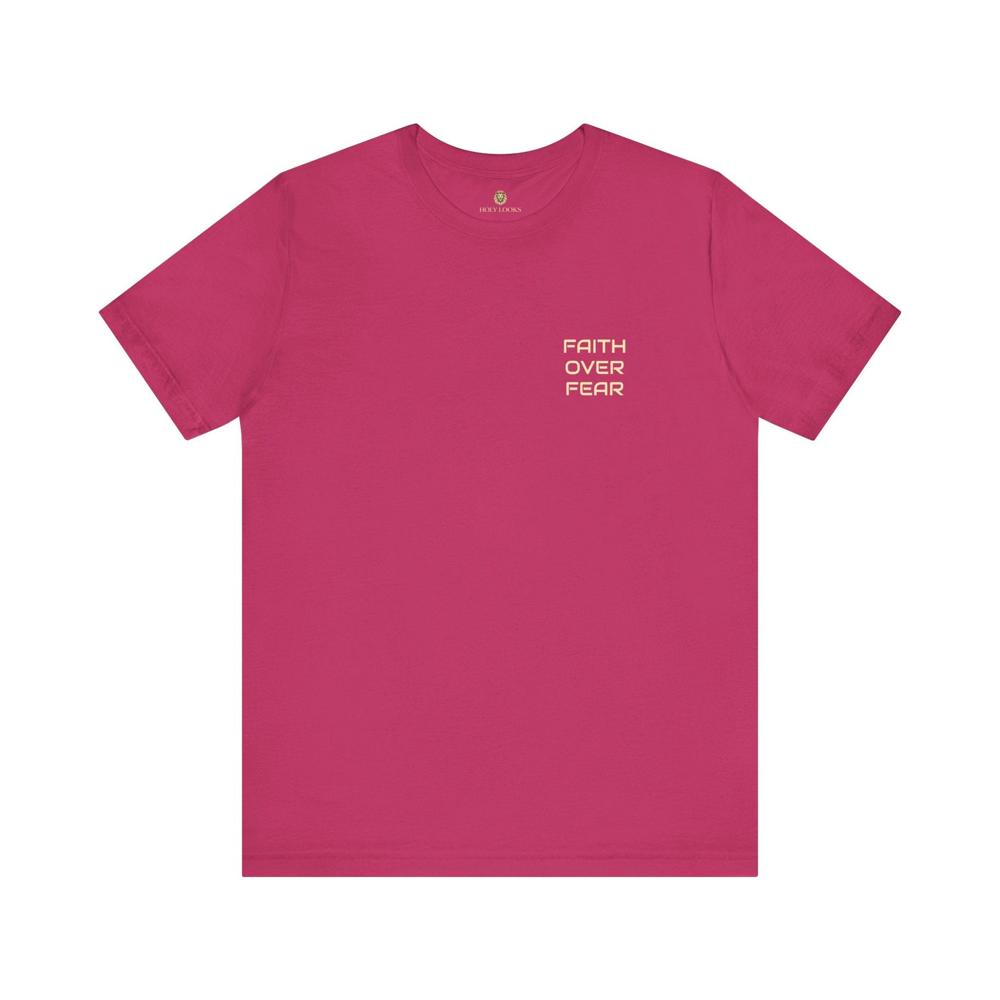 Faith Over Fear Minimalist Christian Shirt - Holy Looks