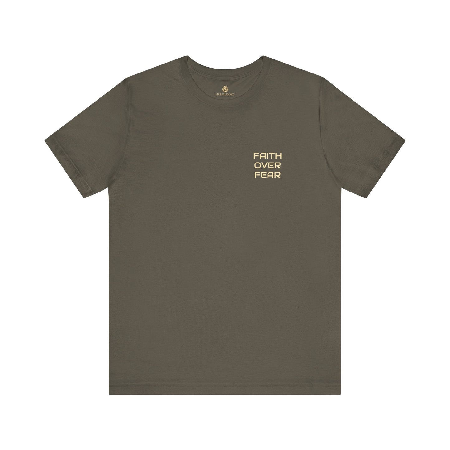 Faith Over Fear Minimalist Christian Shirt - Holy Looks