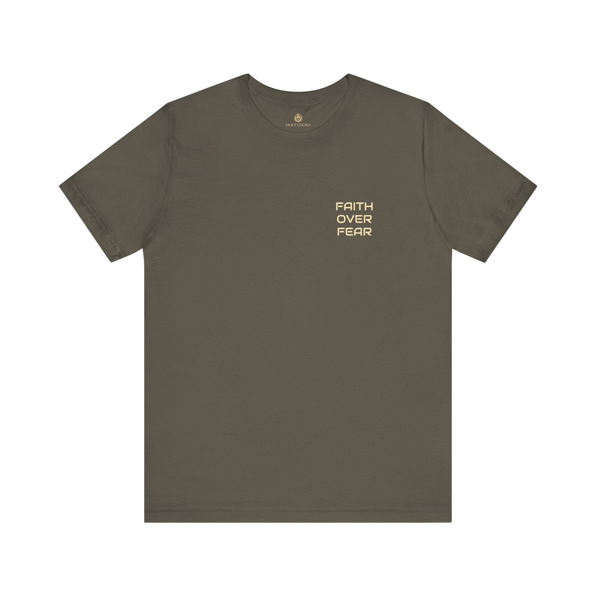 Faith Over Fear Minimalist Christian Shirt - Holy Looks