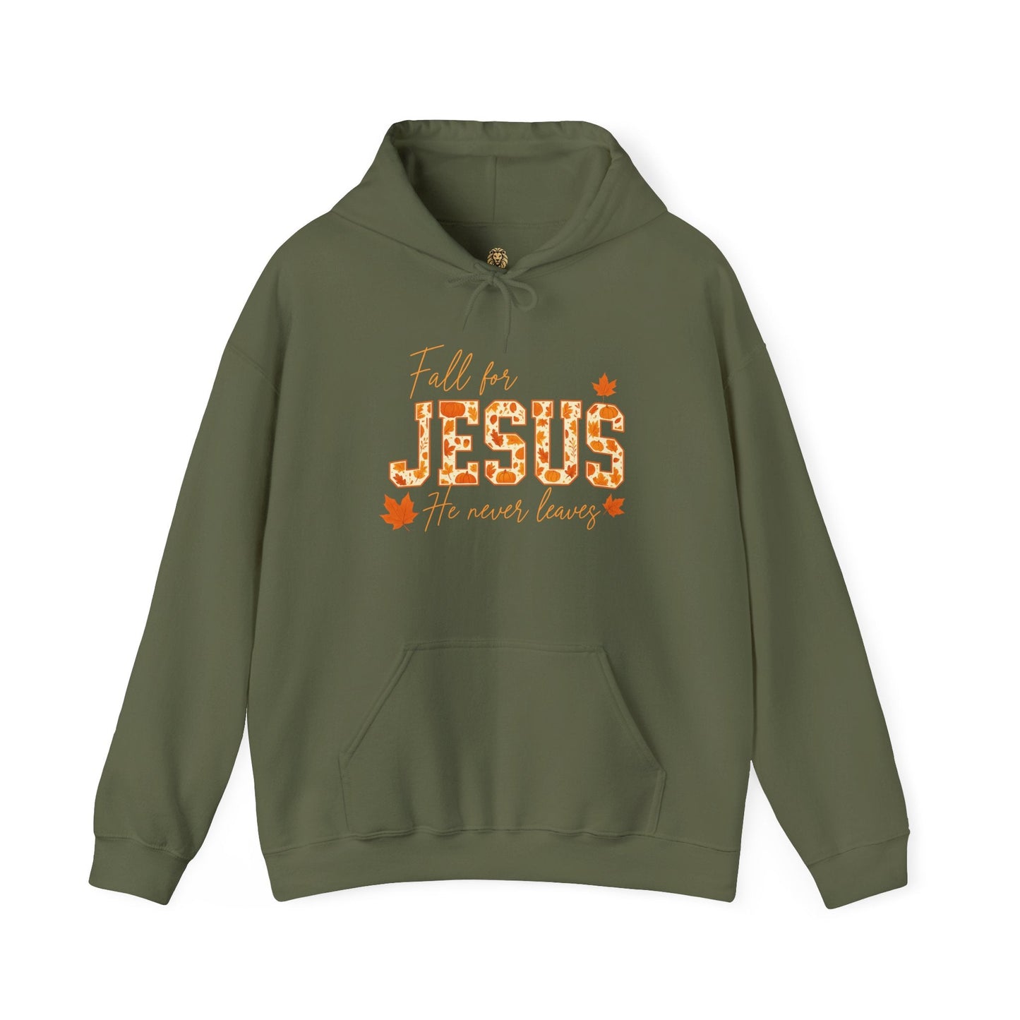Fall for Jesus Hoodie – He Never Leaves Sweatshirt - Holy Looks
