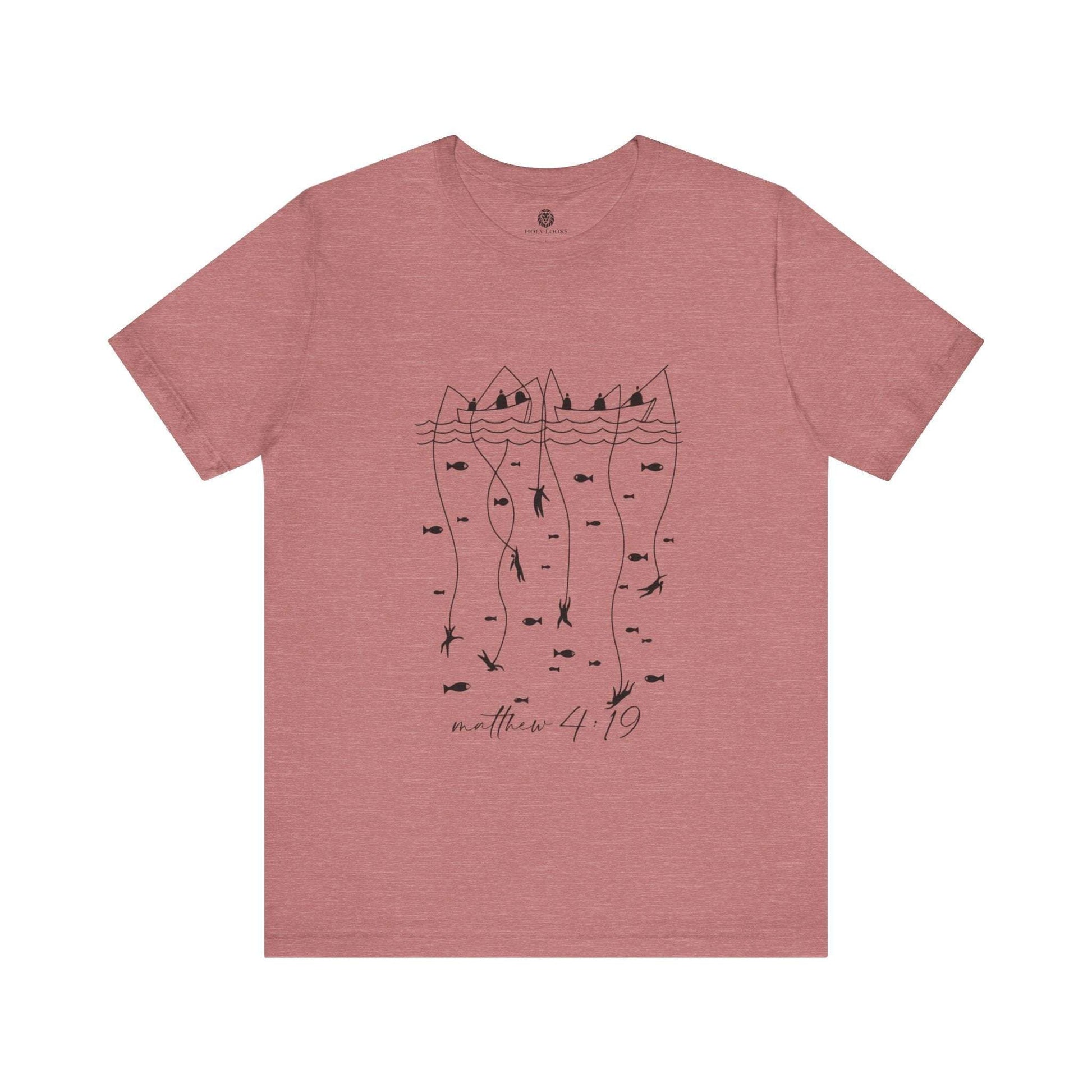 Fishers of Men Tee – Matthew 4:19 - Holy Looks