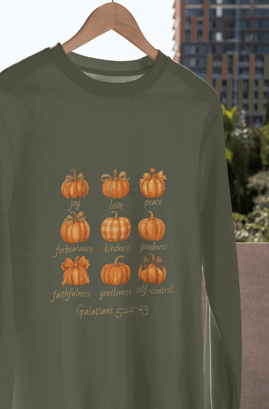 Fruit of the Spirit Pumpkin Sweatshirt - Holy Looks