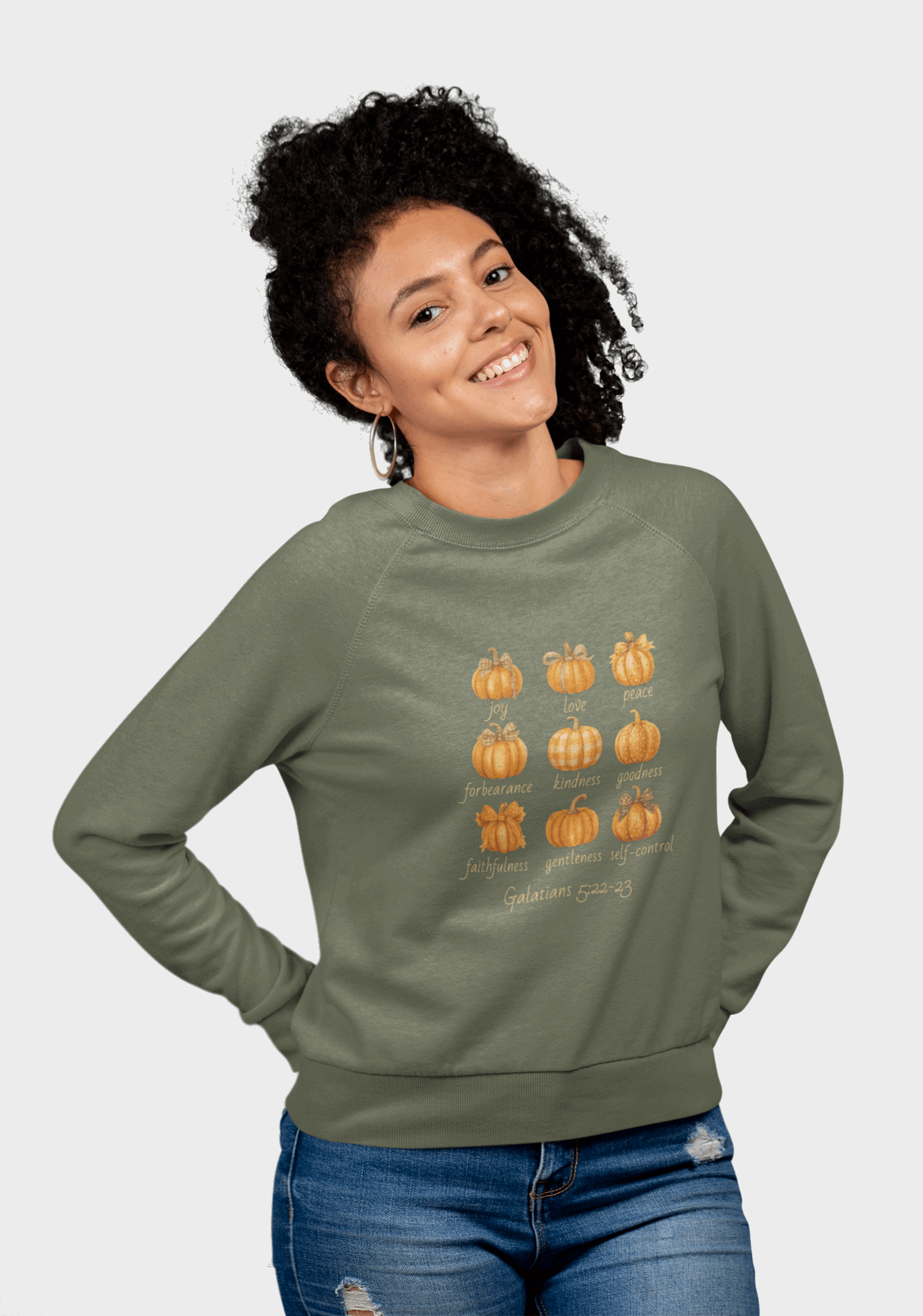 Fruit of the Spirit Pumpkin Sweatshirt - Holy Looks