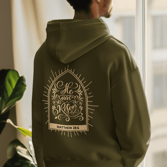 He Is Risen Hoodie – Easter Christian Sweatshirt - Holy Looks