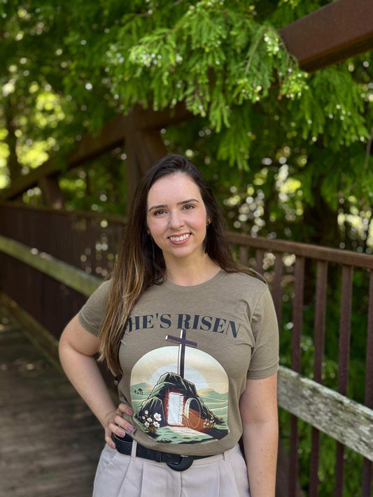 He Is Risen Unisex T-Shirt – Easter Faith Tee - Holy Looks