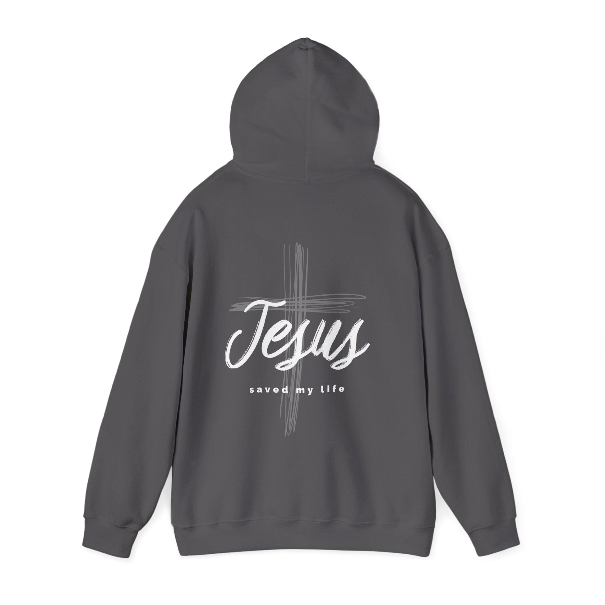 Jesus Saved My Life Hoodie – Bold Christian Statement - Holy Looks