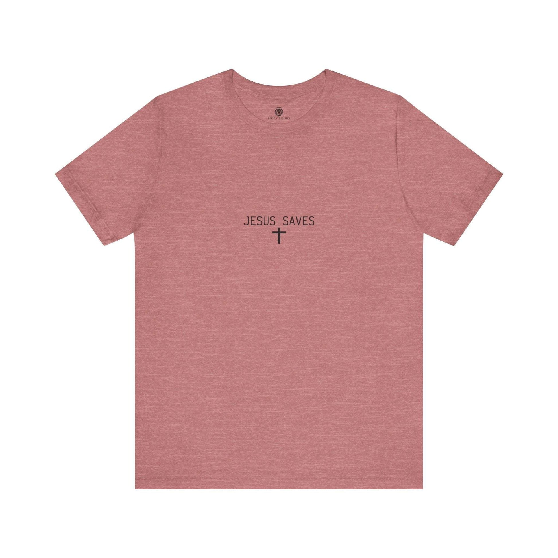 Jesus Saves – Minimalist Christian T-Shirt - Holy Looks