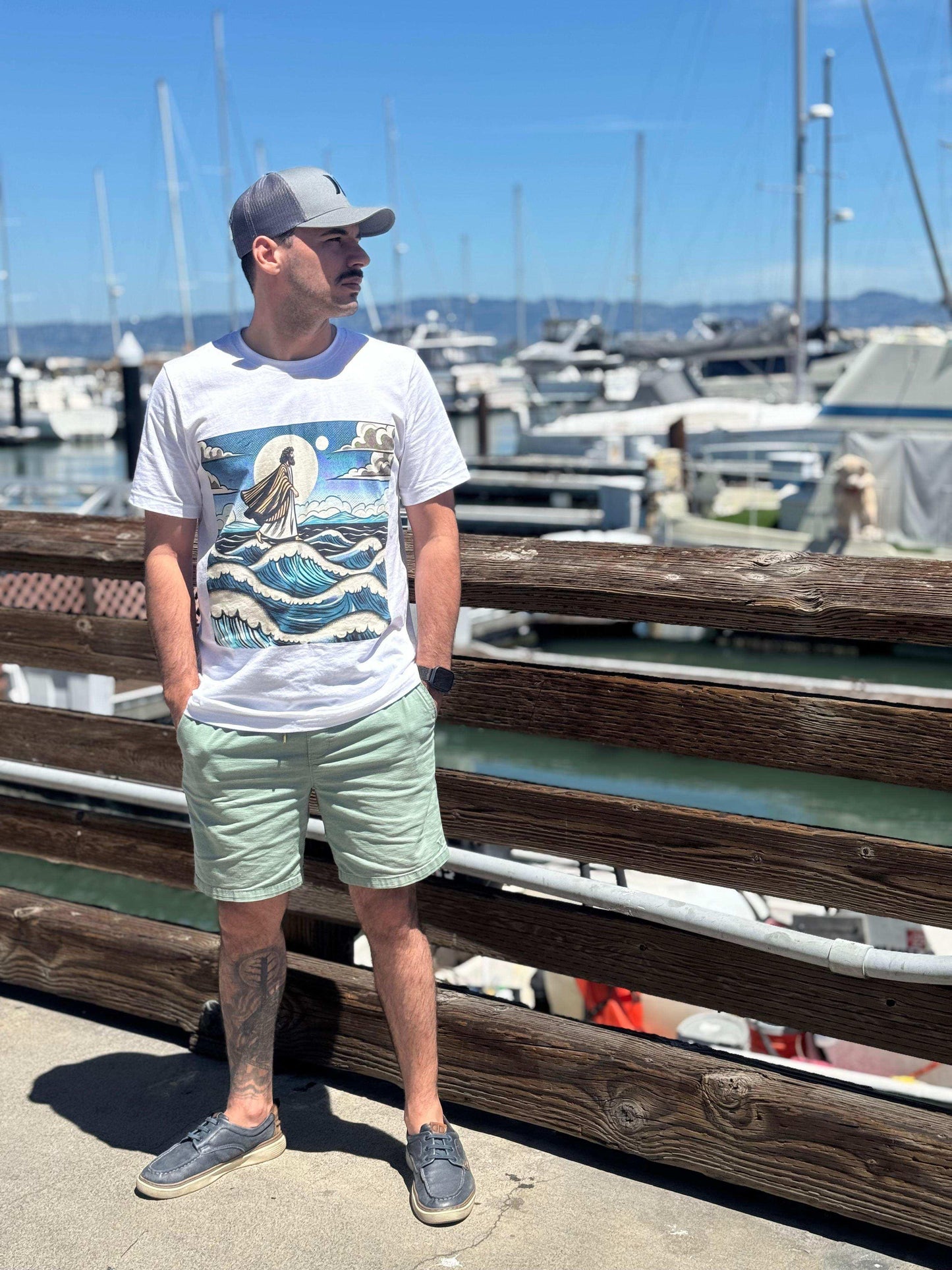 Jesus Walks on Water Unisex T-Shirt - Holy Looks