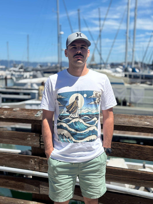 Jesus Walks on Water Unisex T-Shirt - Holy Looks