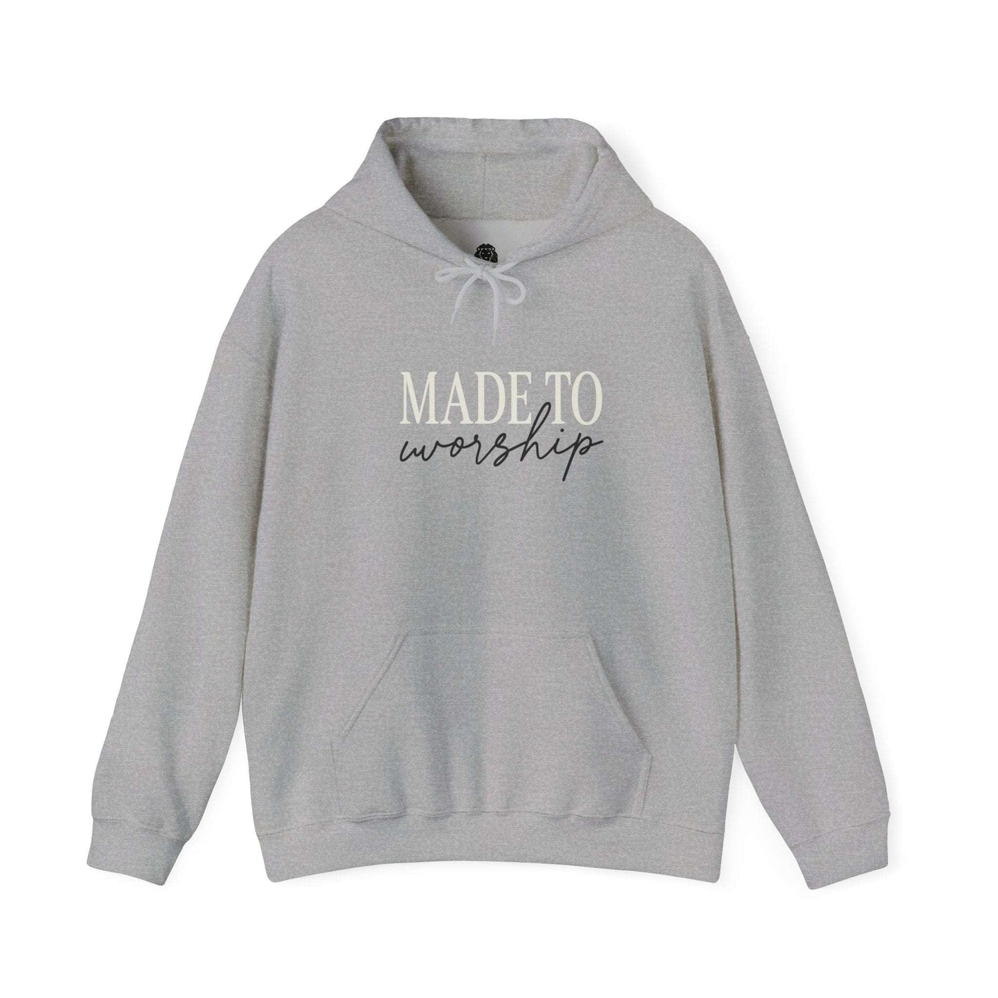 Made to Worship Hoodie | Christian Faith Apparel - Holy Looks