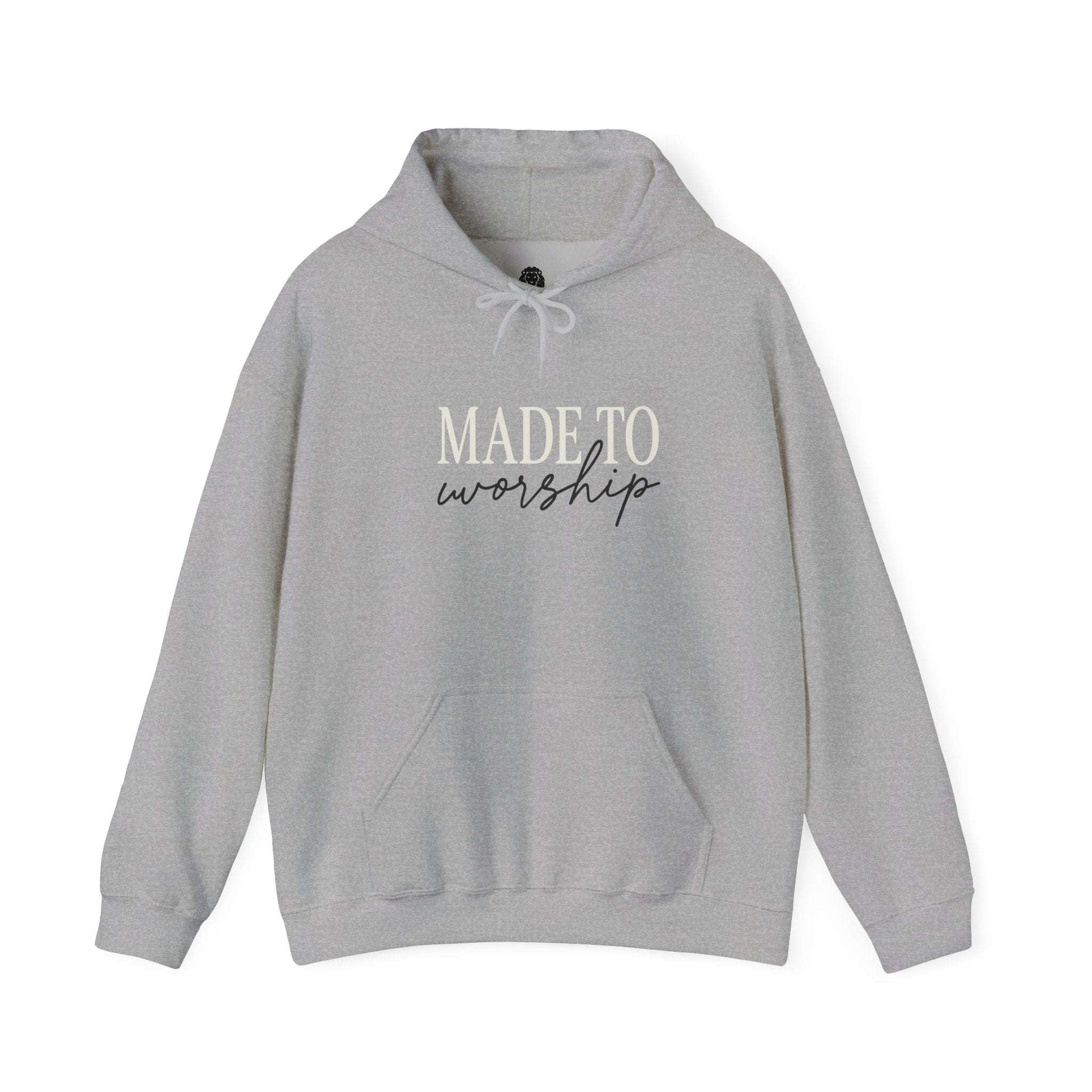 Made to Worship Hoodie | Christian Faith Apparel - Holy Looks