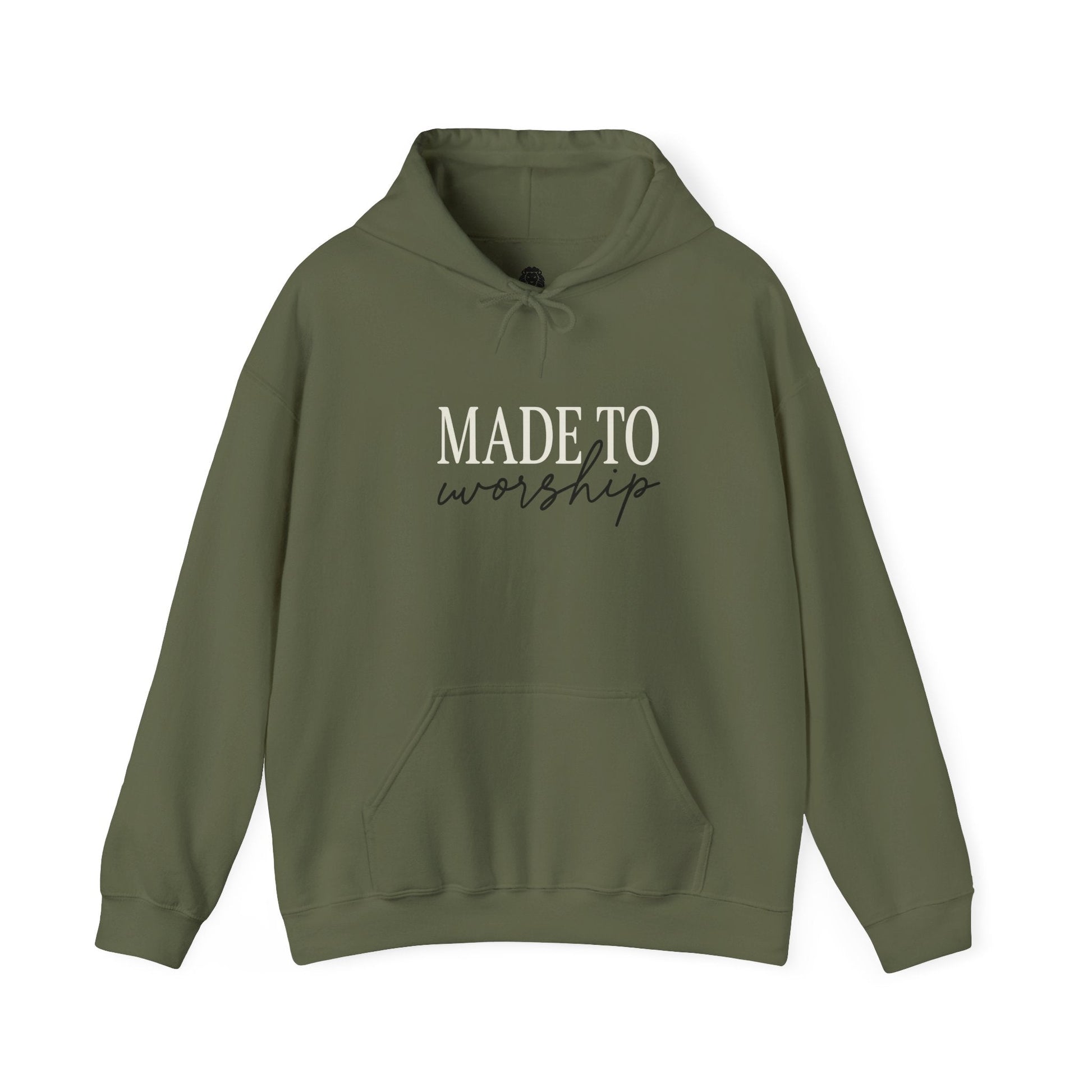 Made to Worship Hoodie | Christian Faith Apparel - Holy Looks