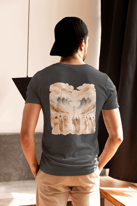 Moses Parting the Red Sea - Exodus 14:21 T-shirt - Holy Looks