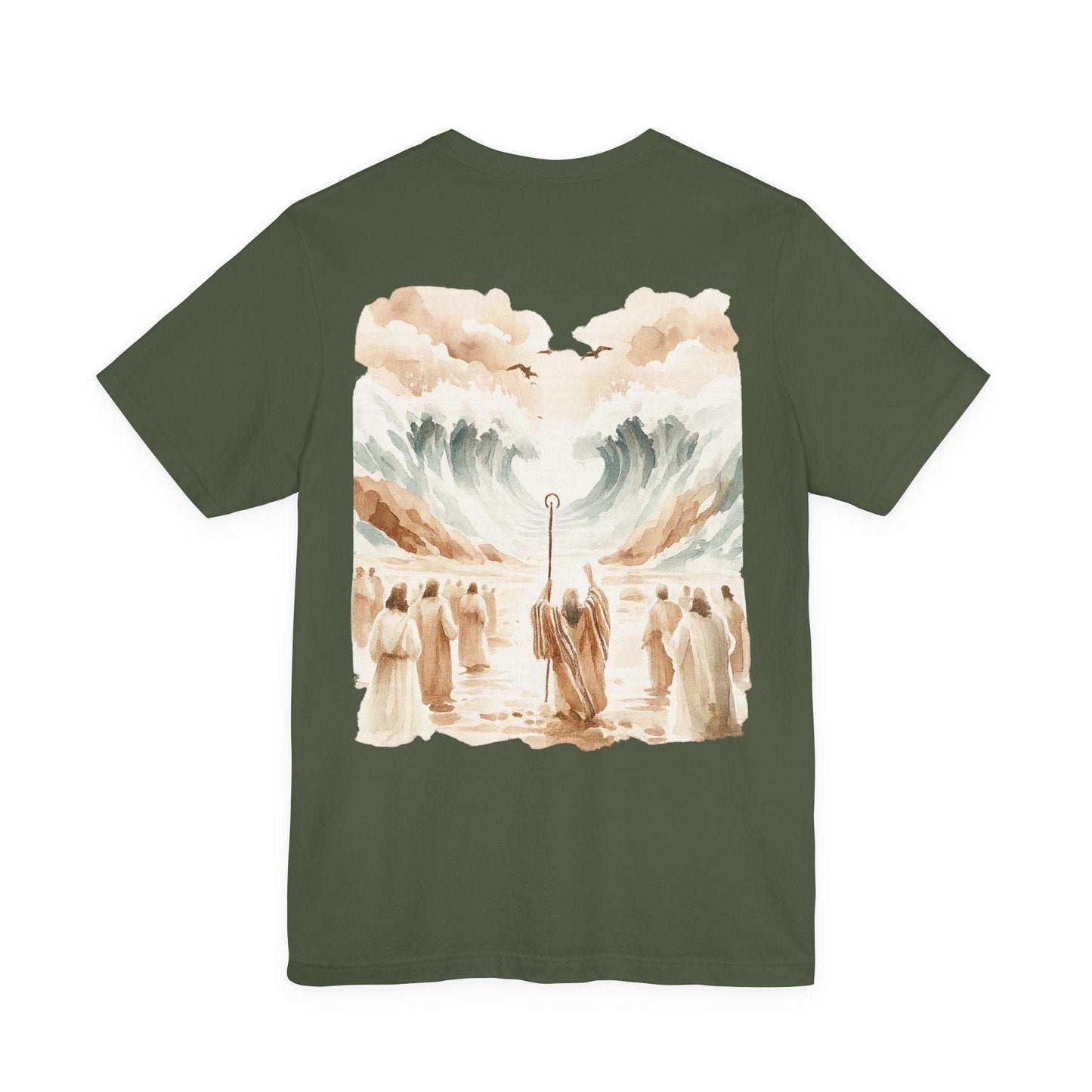 Moses Parting the Red Sea - Exodus 14:21 T-shirt - Holy Looks